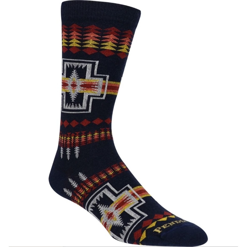 NEW Pendleton Wool Blends Crew Sock Harding /Navy